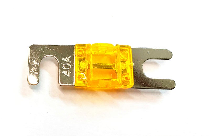 AA Mini ANL 40 Amp Fuse For Automotive Marine Audio Video System Electronics Fuse 3 Pack (40A) - Image 1